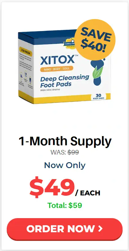 xitox foot pads one pack